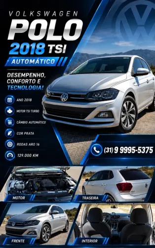 Volkswagen Polo Comfort. 200 TSI 1.0 Flex 12V Aut. 2018