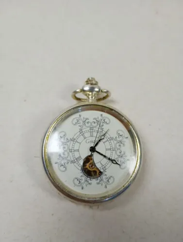 Relógio de Bolso Gentry Mecânico Vintage - Para Ajuste/Restauro