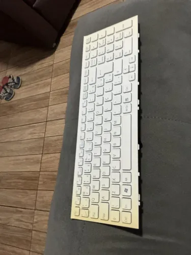 Teclado Notebook 15,6? ABNT2 Branco Original Acer (Compatibilidade a conferir)