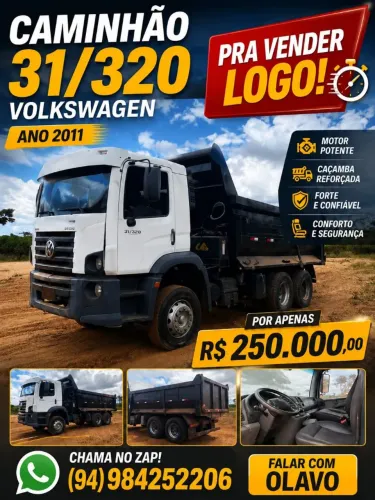 Vende-se caminhão 31/320 6/4