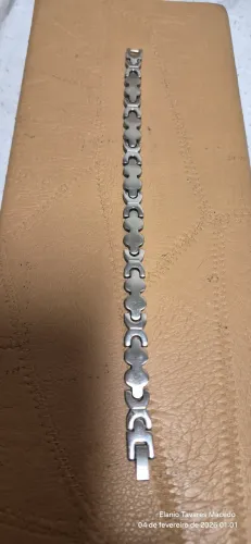 Pulseira em aço cirurgico canastra