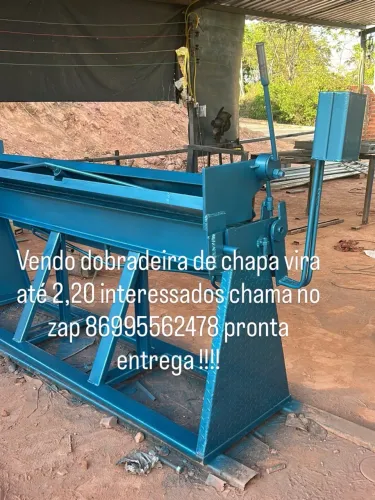 Dobradeira de chapa vira até 2.20