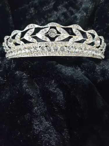 Tiara pedraria luxo noiva debutante 