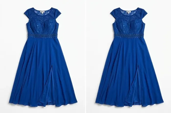 VESTIDO AZUL ROYAL PHIZE
