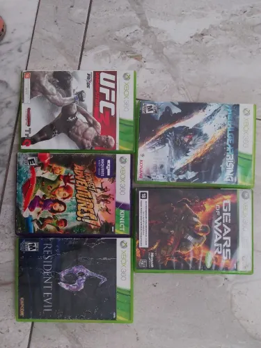 Lote de Jogos de Xbox 360 originais 