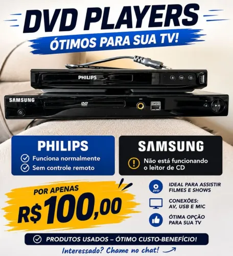 Dvd Philips e Samsung!! 