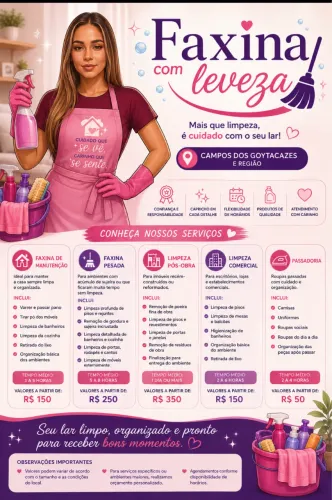 Faxina com Leveza 