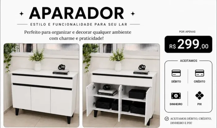 Aparador ?% mdf