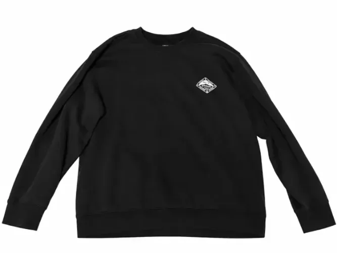 Moletom Renner Preto Gola Redonda Masculino