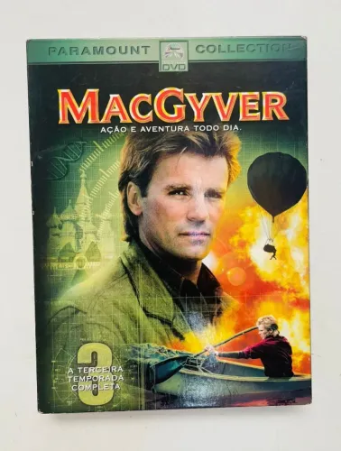 DVD - MACGYVER - TERCEIRA TEMPORADA COMPLETA BOX ORIGINAL