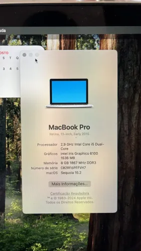 MacBook Pro Retina 13" (Early 2015) - Intel Core i5 2.9 GHz | 8GB RAM | SSD 512 GB