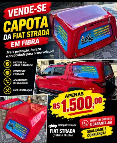 Vendo capota de fibra para Fiat Strada