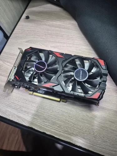 Placa de video Rx 580 2048rsp 8gb pcwinmax em otimo estado