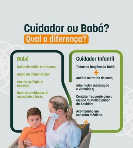 Cuidadora de criança 