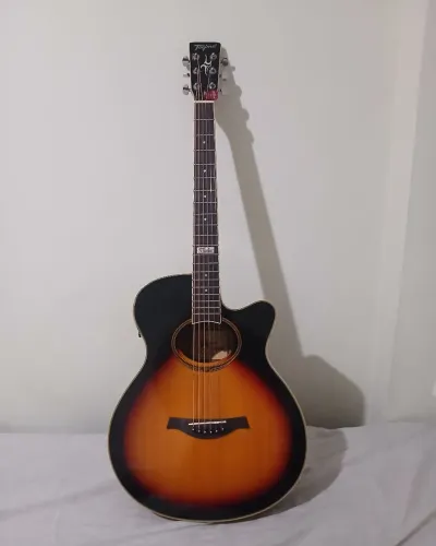 Violão Tagima Dallas + capotraste e duas baterias reservas de brinde