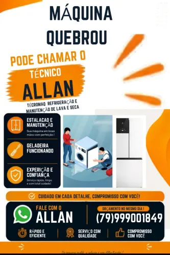 Manutenção de máquinas de lavar