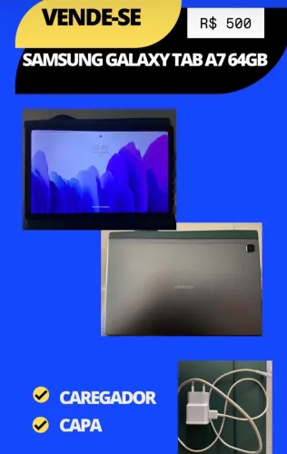 Samsung Galaxy Tab A7 SM-T505 64GB Wi-Fi + 4G Tela 10.4