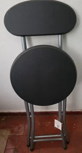 Banquetas Articulada Preta 50cm