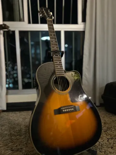 Violão Epiphone AJ-220SCE/VS
