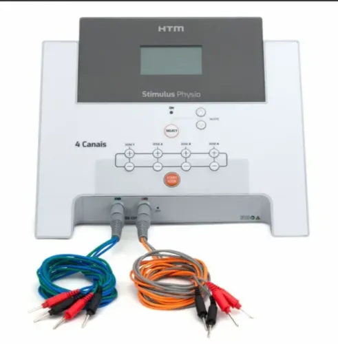 Eletroestimulador Stimulus Physio 4 Canais Gerador de Correntes Excitomotoras - HTM
