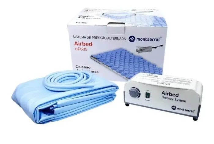 Colchão pneumático anti-escaras Montserrat Airbus HF605 - 220V - Novíssimo