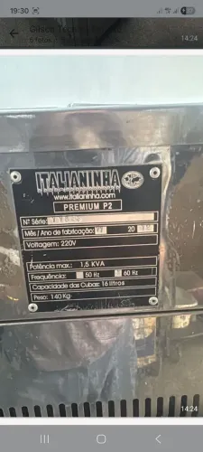 Máquina de sorvete italianinha