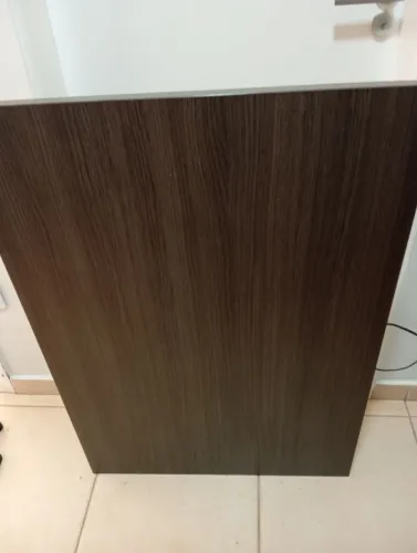 Tampa MDF de mesa retangular 