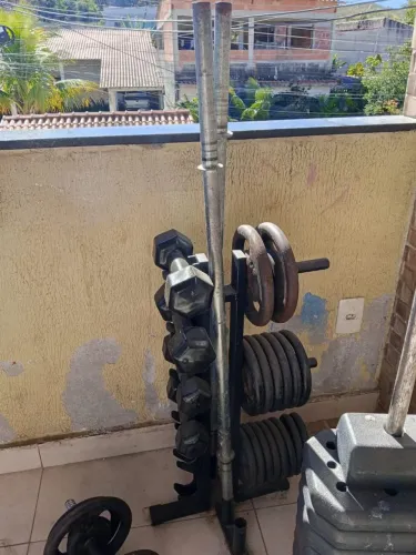 Pesos para musculação 