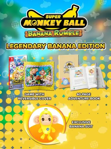 Super monkey ball banana rumble+artwork e voucher