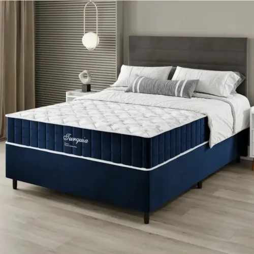 Colchão Turquia Casal com Molas Ensacadas 25cm D28 Viero _ entrega hoje 