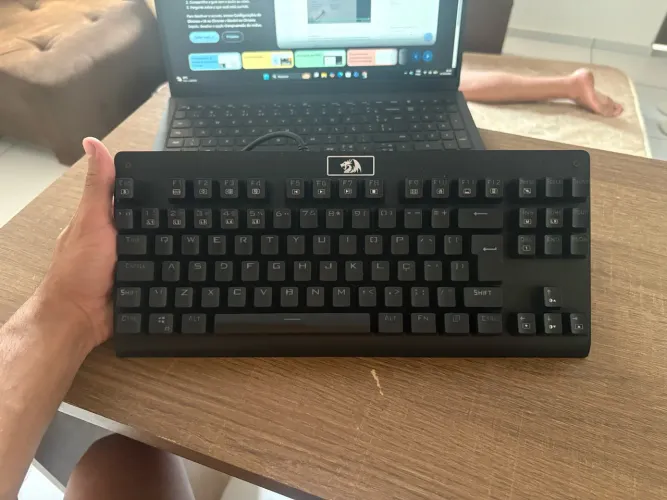 Teclado Gamer Redragon USB - Ótimo Estado