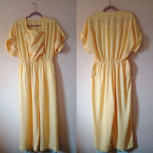 Macacão feminino amarelo m