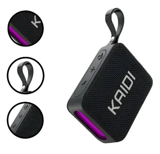 Caixa de Som Bluetooth Portátil com LED À Prova De Água U / UNICA 