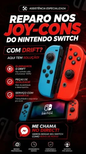 Joy-con Nintendo Switch Reparo
