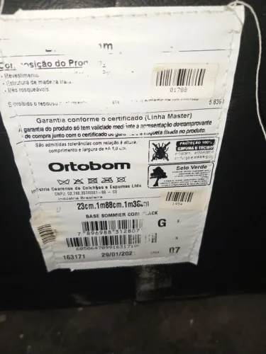Box de casal padrão 1,38 1,88