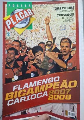 Pôster do Flamengo/Campeão Carioca 2008