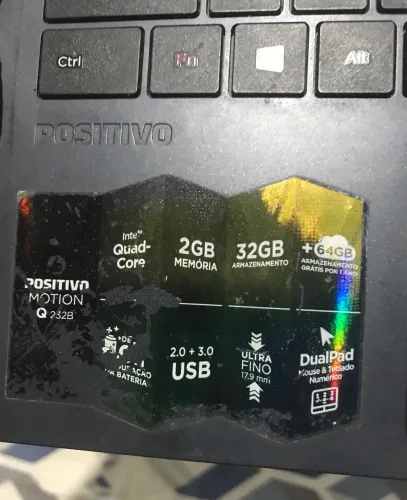 Notebook Positivo Motion 