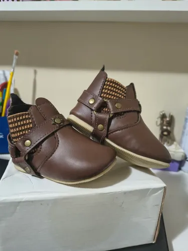 Bota de bebê masculino n° 19