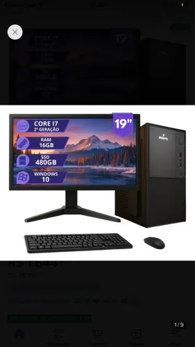 PC COMPLETO COM 1 MES DE USO