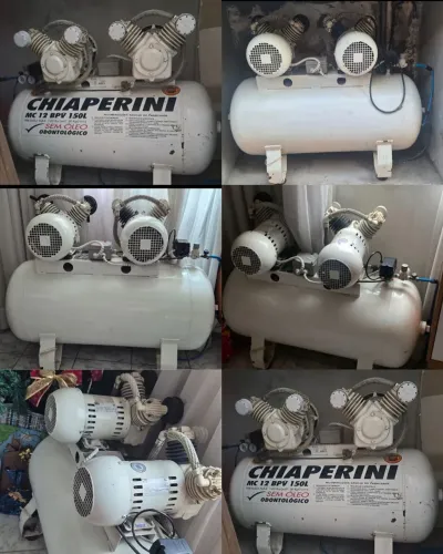 Compressor Odontológico Chiaperini MC 12 BPV 150L - R$ 1.600,00