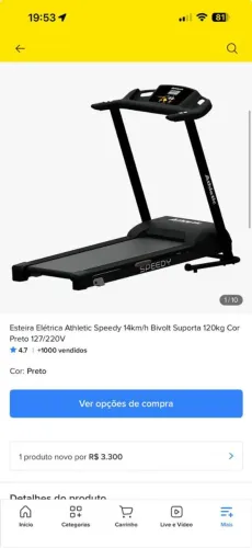 Vendo esteira