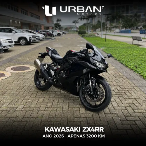 Kawasaki ZX4RR - Baixo km - Ac troca
