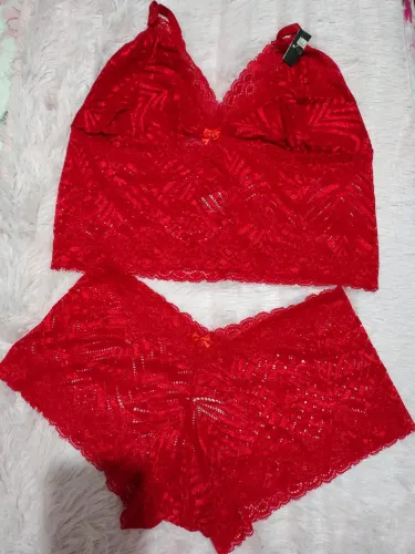 Conjunto lingerie Plus Size Tam 52