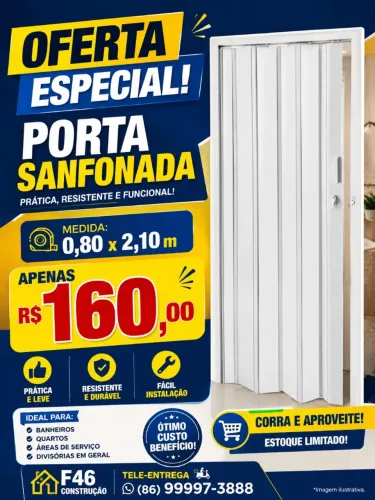 Porta sanfonada