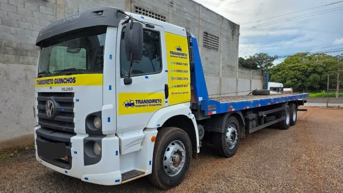 Volks 30-280 bi-truck plataforma guincho