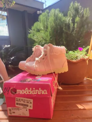 Bota rosa infantil N 23