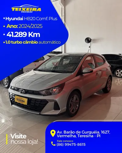 Hyundai HB20 Comfort Plus 1.0 TB Flex 12V Aut. 2025