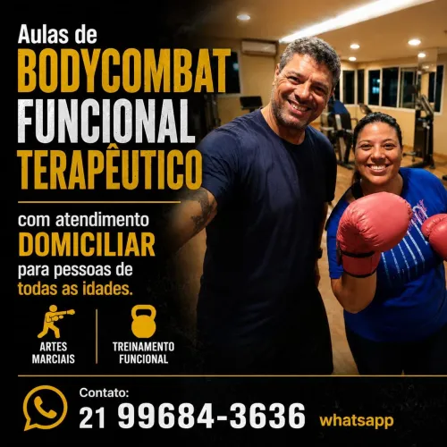 Aulas de BODYCOMBAT FUNCIONAL TERAPÊUTICO  - Artes Marciais com Treinamento Funcional 
