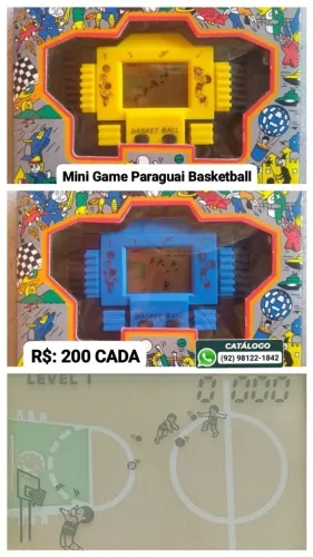 Mini Game Paraguai Anos 90 Basket Ball = R$: 200