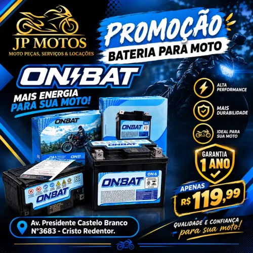 Promoção Bateria para moto